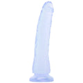 Basix Slim 7 Inch Dildo in Clear