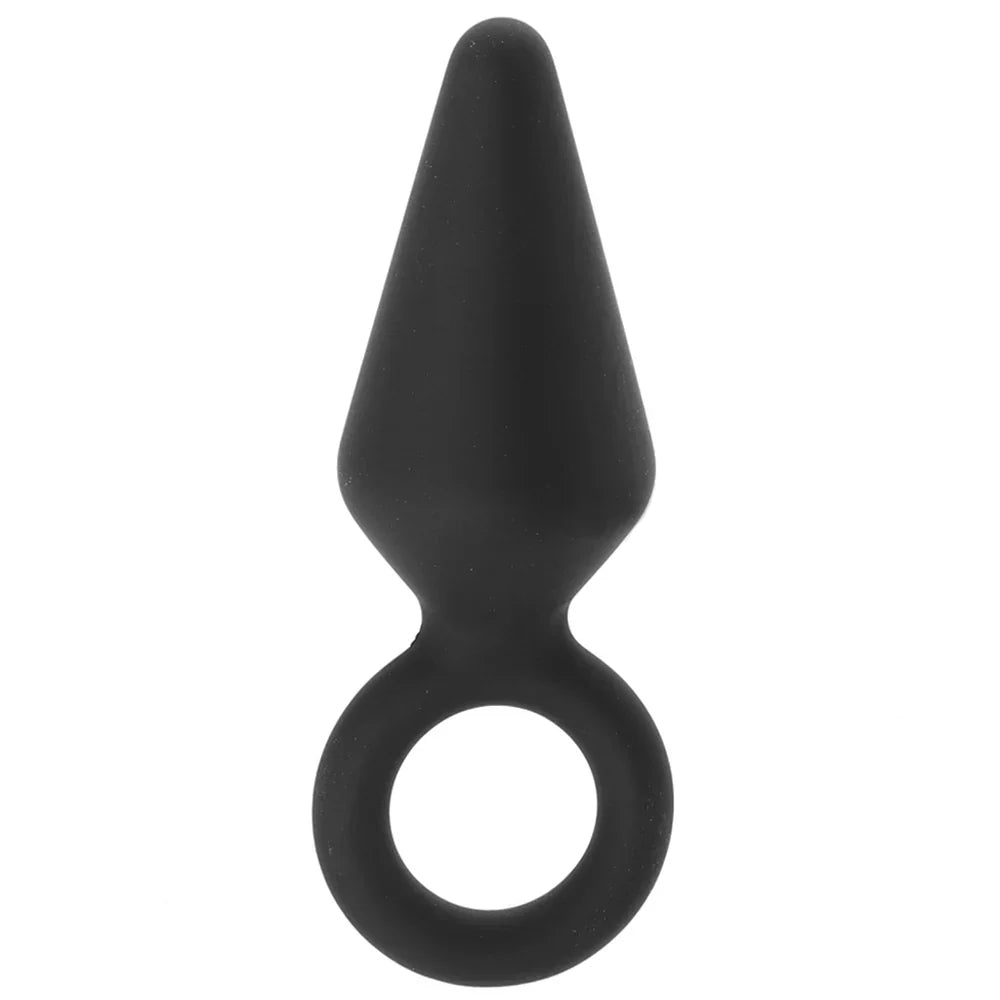 Anal Adventures Platinum Loop Plug in Small - Small