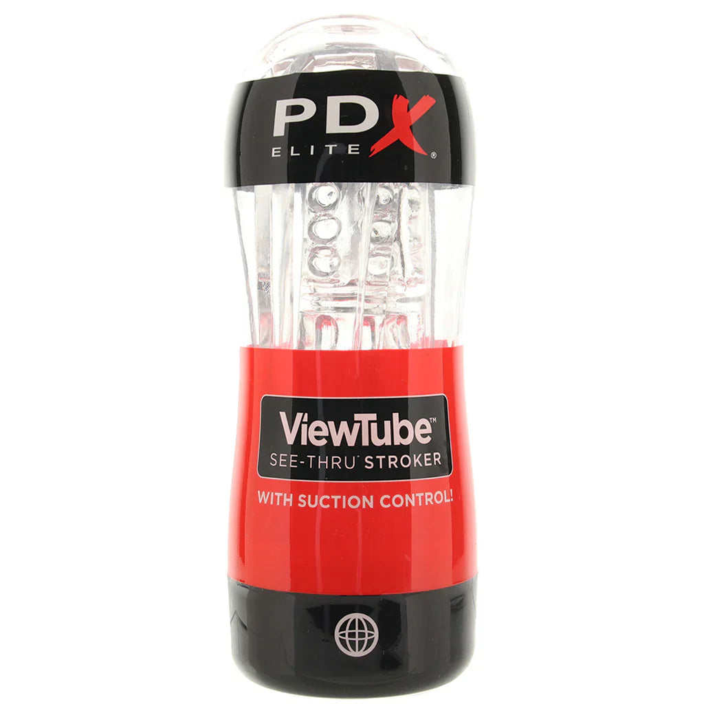 PDX Elite ViewTube See-Thru Stroker – Watch, Feel & Magnify the Fun 👀💦