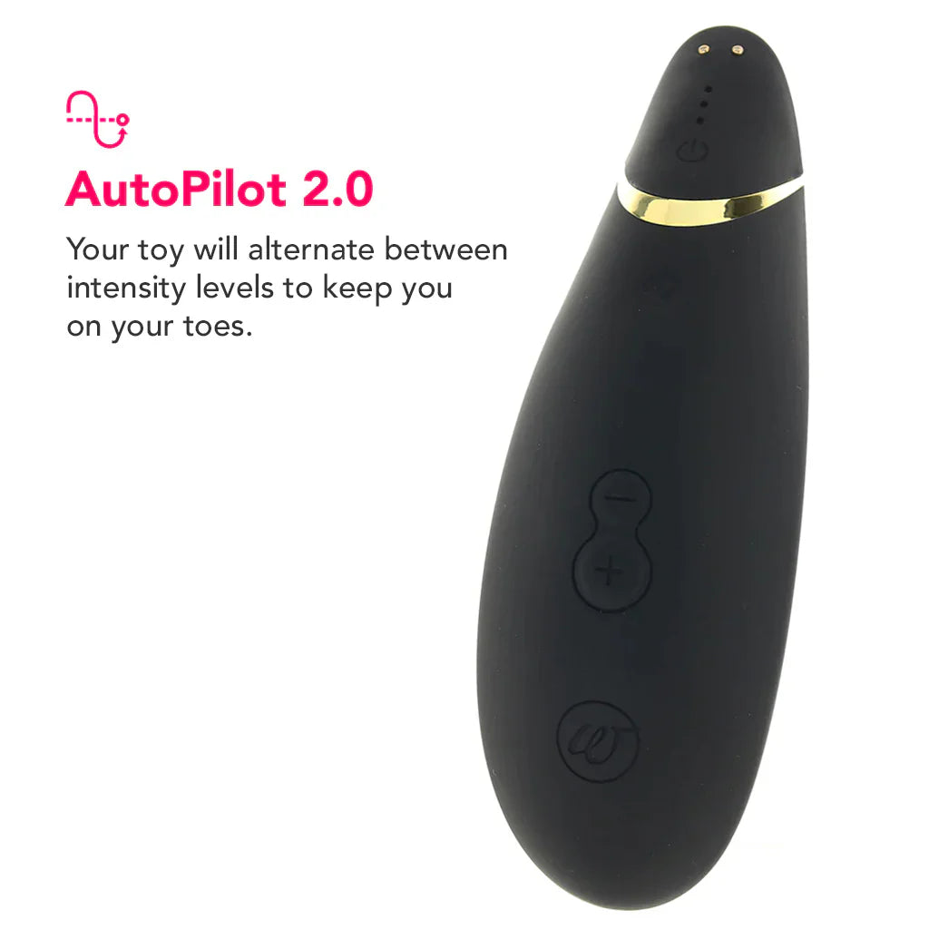 Womanizer Premium 2 Pleasure Air Stimulator in Black