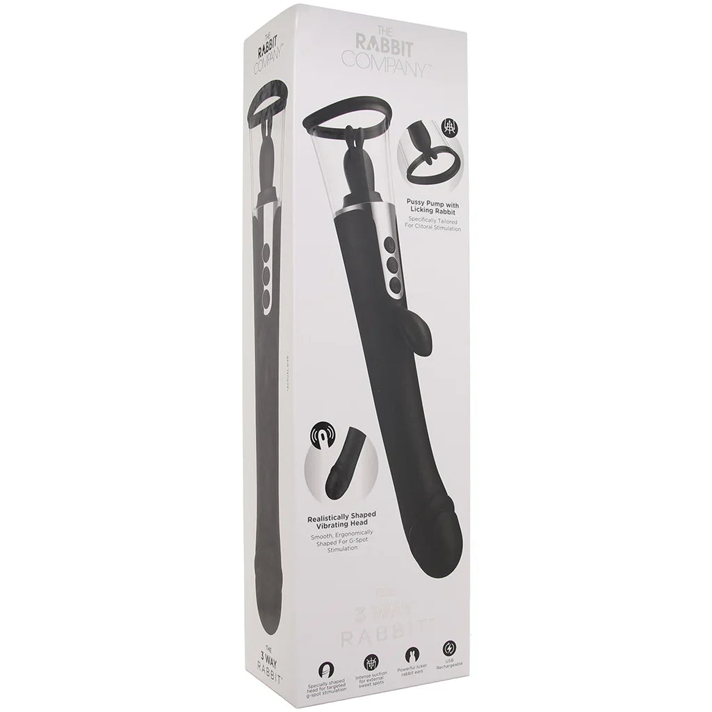 The 3 Way Rabbit Vibe and Pussy Pump