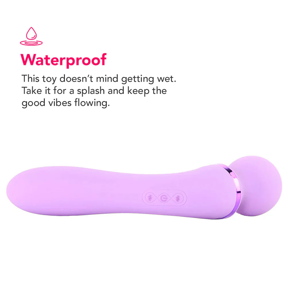 BodyWand Luxe 2-Way Wand – Blue