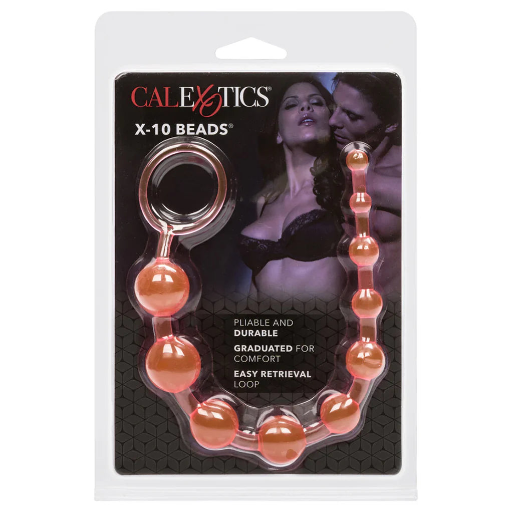 X-10 Anal Beads (Pink) – Beginner-Friendly Booty Bliss 🍑💖