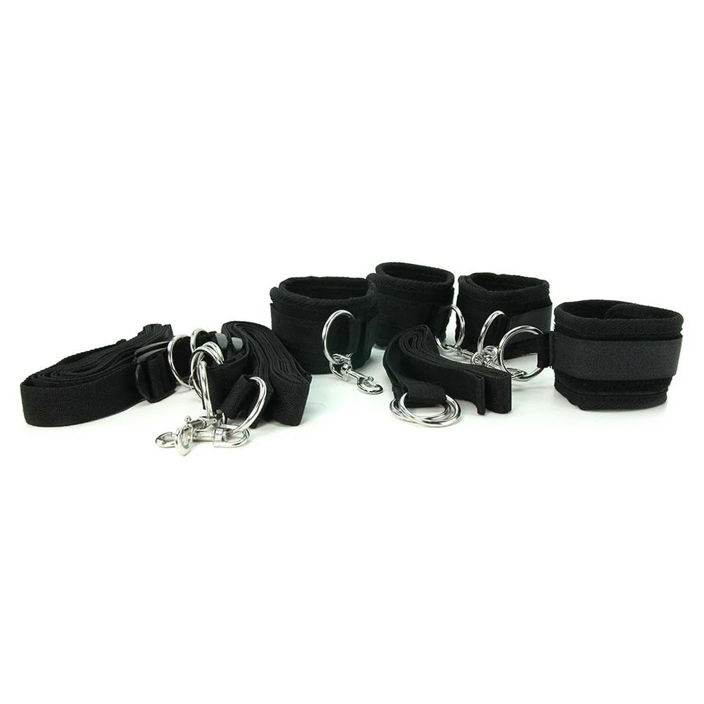 Lux Fetish 7-Piece Bed Spreader Restraint System – Turn Any Bed Into a Bondage Playground 🔗🛏️