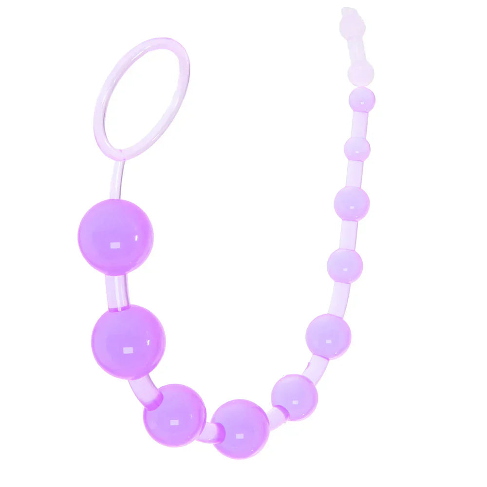 X-10 Anal Beads in Purple