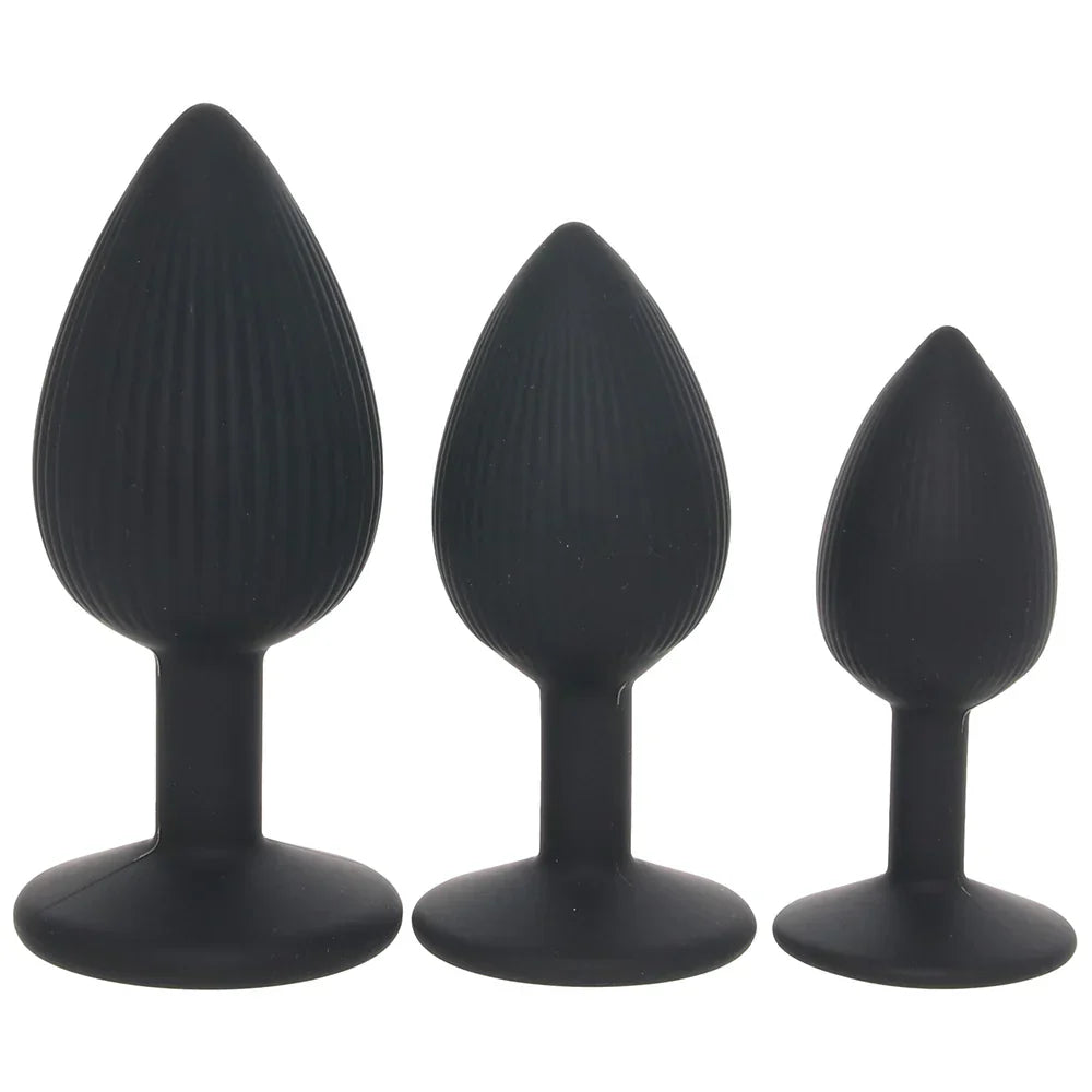 Renegade Triple Ace Silicone Butt Plug Kit