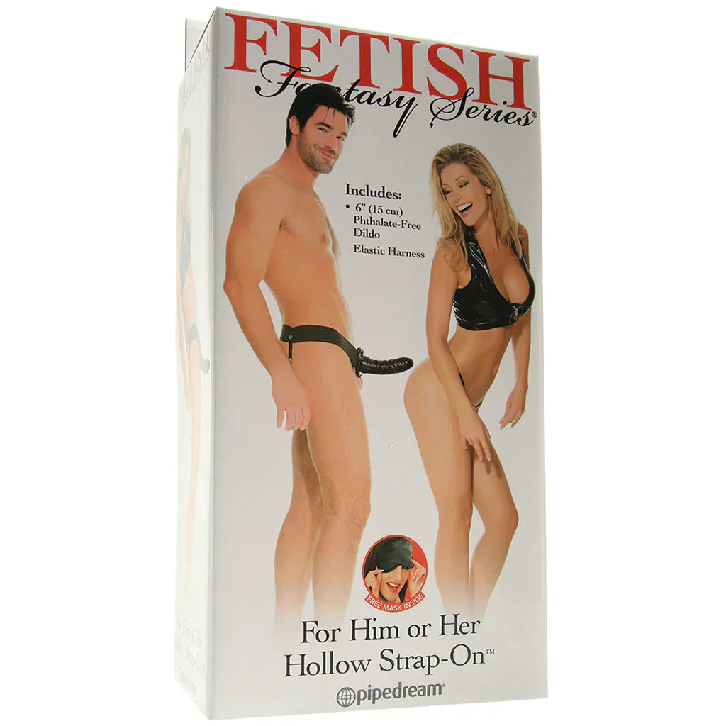 Fetish Fantasy Hollow Strap-On in Black