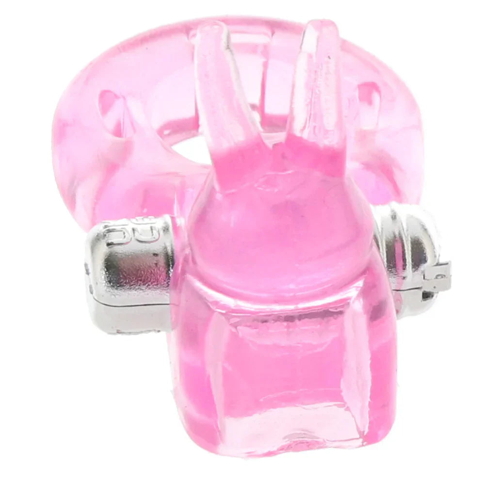 Basic Essentials Bunny Enhancer Vibrating Cock Ring
