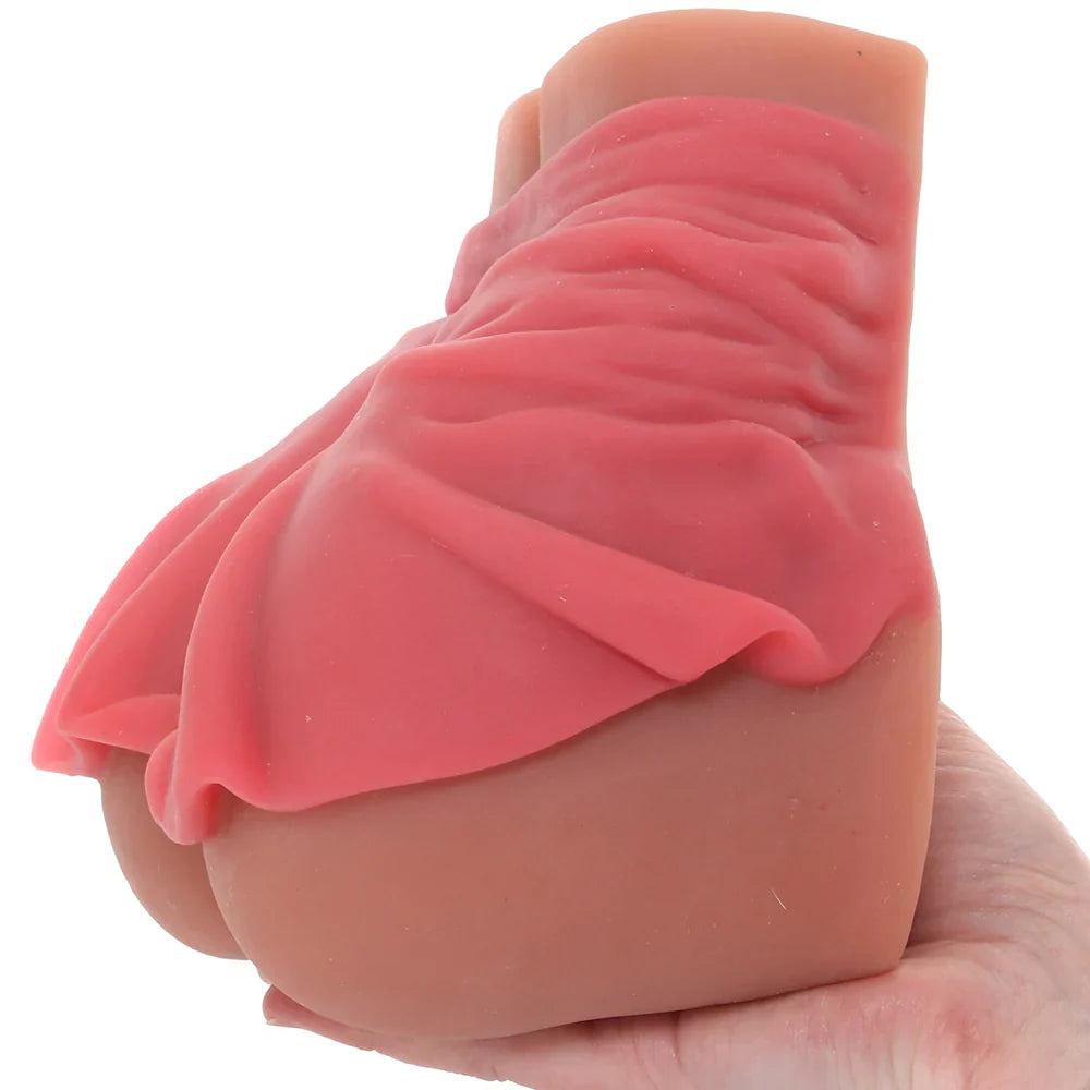 Chanell Heart Mini Skirt Pussy & Anus Masturbator – Double the Entries, Double the Fun 🔥👗