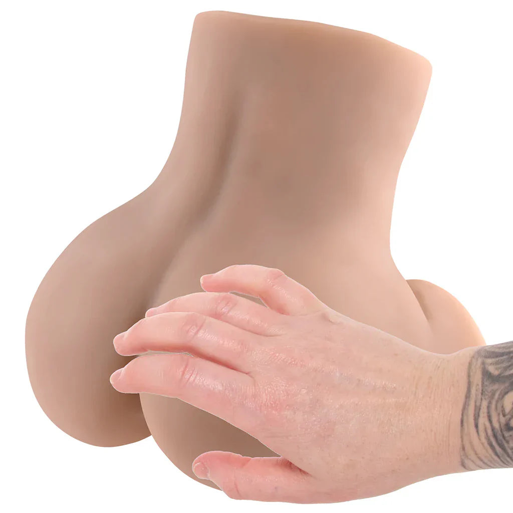 Rear Beauty Sucking & Vibrating Masturbator in Light